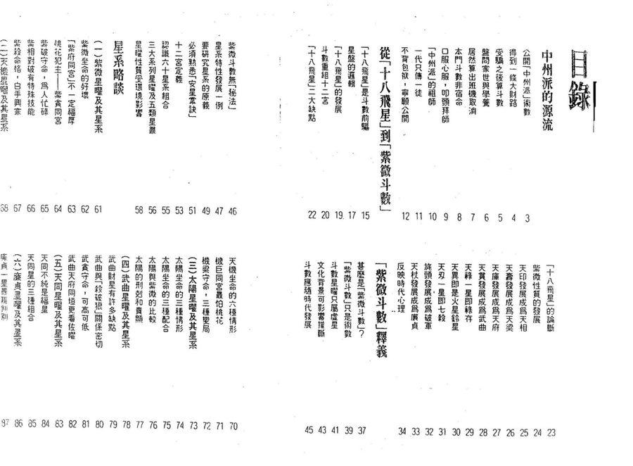 《斗數零談》第 5 頁