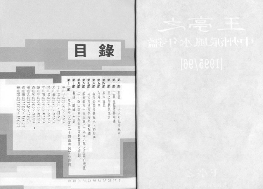 《中州派風水年鑑 1995/96》第 2 頁
