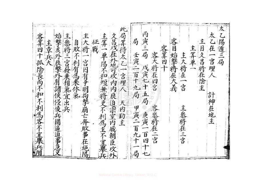 《太乙遁局#24冊不分卷明藍格鈔本# _ fozhu920.com》第 10 頁