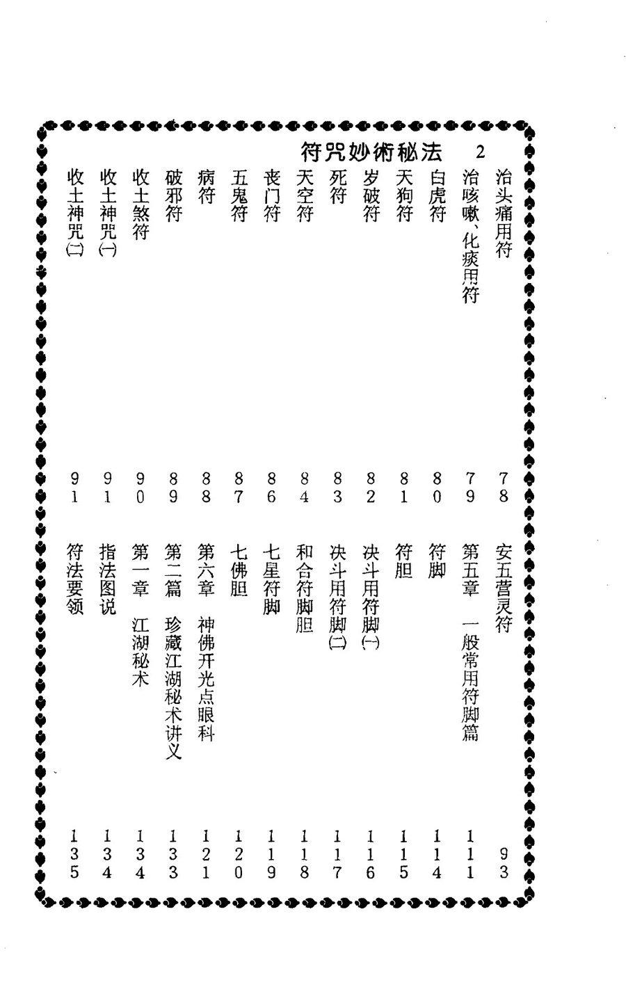 《符咒妙術秘法》第 5 頁