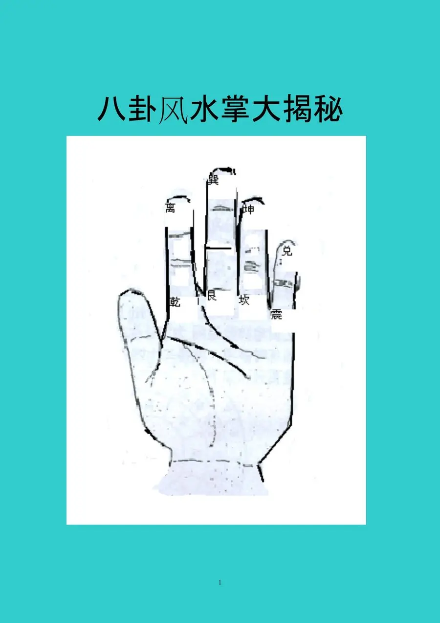 《八卦風水掌大揭秘》第 1 頁